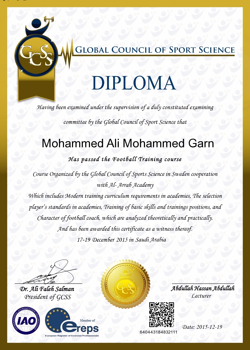 Mohammed Ali Mohammed Garn